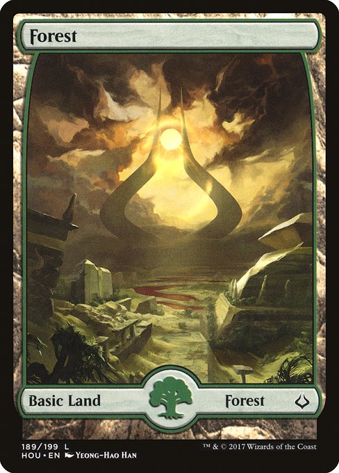 【Foil】【EN】森/Forest [HOU] 無C No.189