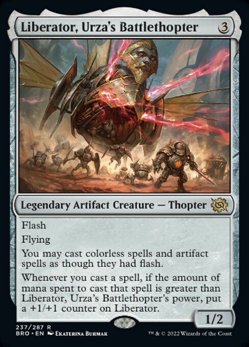【Foil】【EN】ウルザの空戦艇、リベレーター号/Liberator, Urza's Battlethopter [BRO] 茶R No.237