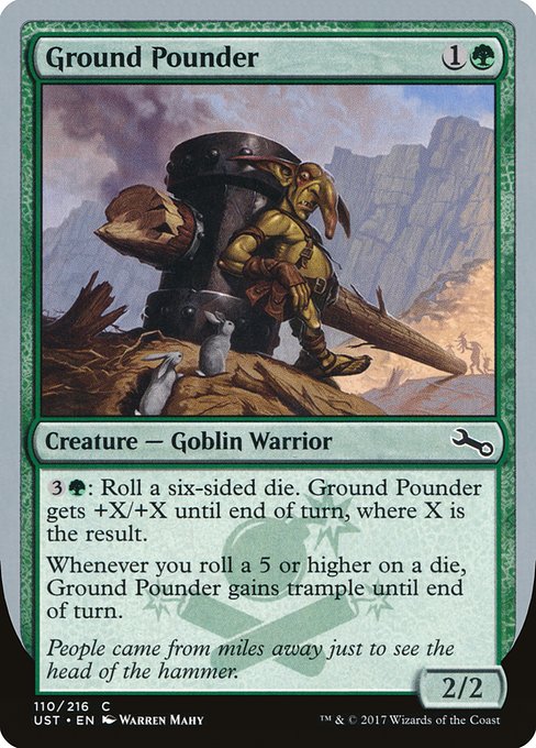 【Foil】【EN】Ground Pounder [UST] 緑C No.110