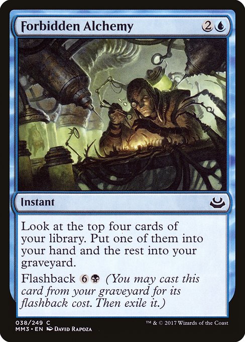 【Foil】【EN】禁忌の錬金術/Forbidden Alchemy [MM3] 青C No.38