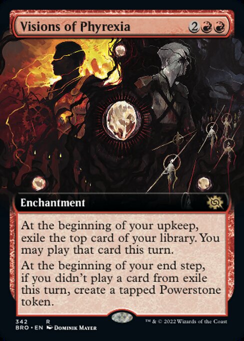 【Foil】【EN】ファイレクシアの幻視/Visions of Phyrexia [BRO] 赤R No.342