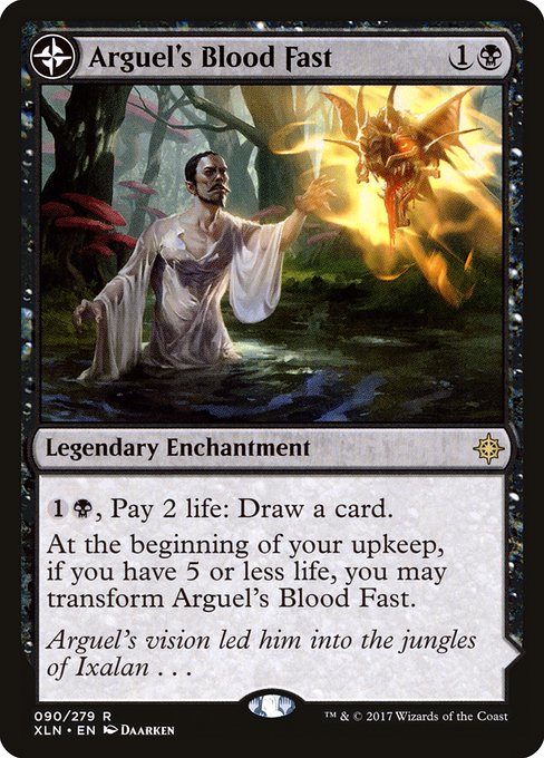【Foil】【EN】Arguel's Blood Fast // Temple of Aclazotz [XLN] 混R No.90