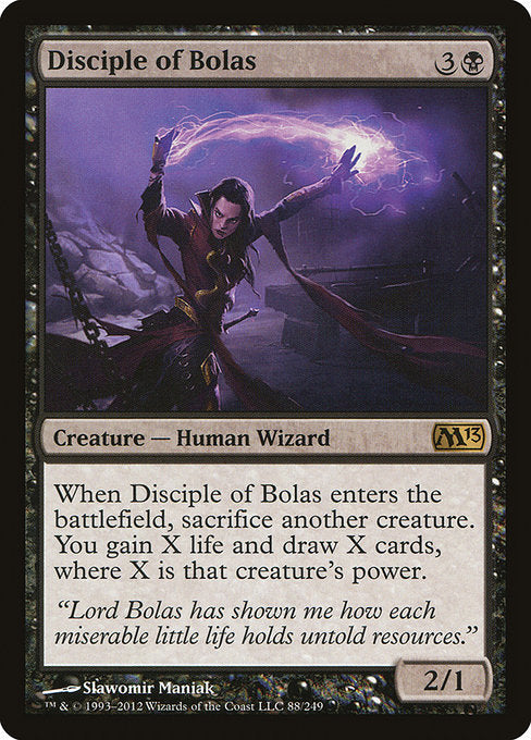 【Foil】【EN】ボーラスの信奉者/Disciple of Bolas [M13] 黒R No.88