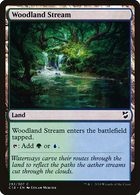 【EN】森林地の小川/Woodland Stream [C18] 無C No.292