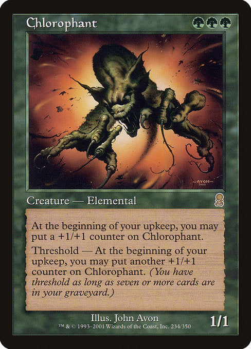 【Foil】【EN】クロロファント/Chlorophant [ODY] 緑R No.234