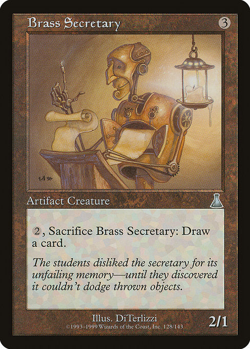 【Foil】【EN】真鍮の秘書/Brass Secretary [UDS] 茶U No.128