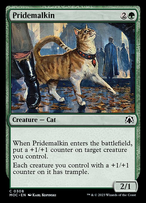 【EN】誇り猫/Pridemalkin [MOC] 緑C No.308
