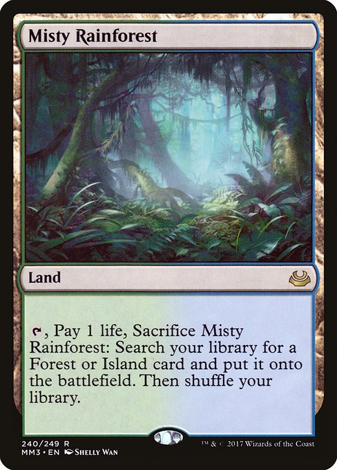【EN】霧深い雨林/Misty Rainforest [MM3] 無R No.240