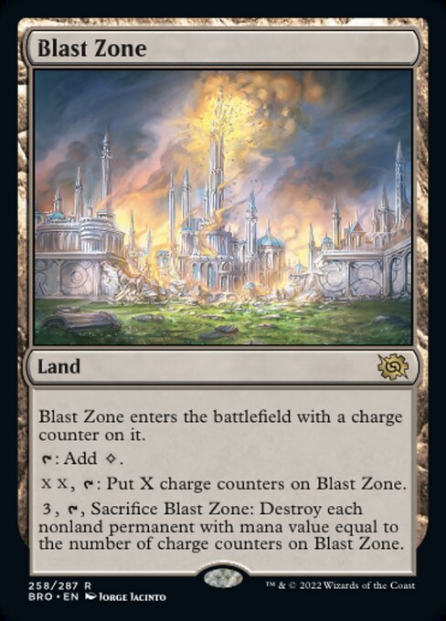 【Foil】【EN】爆発域/Blast Zone [BRO] 無R No.258