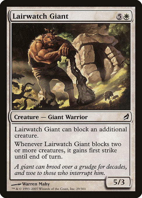 【Foil】【EN】住処見張りの巨人/Lairwatch Giant [LRW] 白C No.29