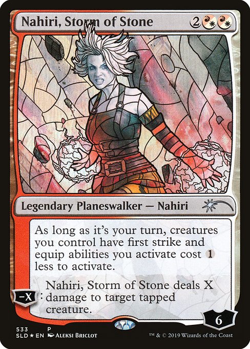 【Foil】【EN】石の嵐、ナヒリ/Nahiri, Storm of Stone [SLD] 金U No.533