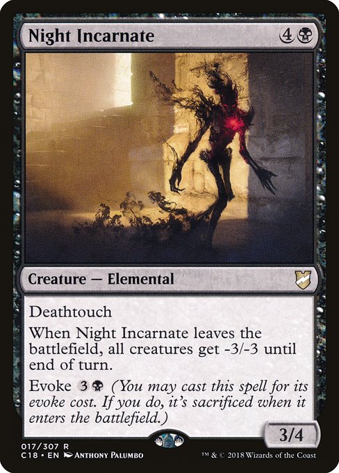 【EN】夜の具現/Night Incarnate [C18] 黒R No.17