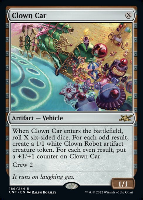 【Foil】【EN】Clown Car [UNF] 茶R No.186