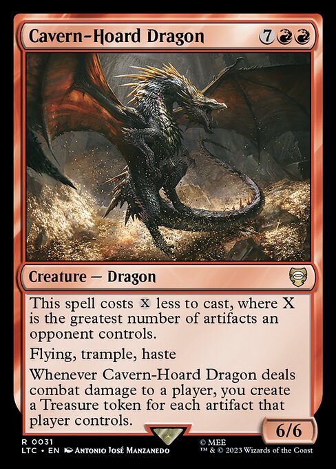 【EN】洞窟に宝蓄えしドラゴン/Cavern-Hoard Dragon [LTC] 赤R No.31