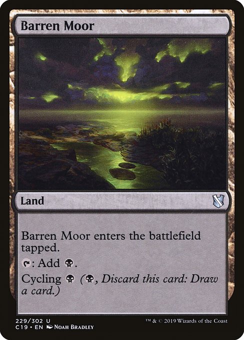 【EN】やせた原野/Barren Moor [C19] 無U No.229