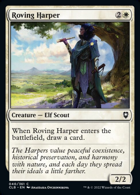 【EN】さまようハーパー/Roving Harper [CLB] 白C No.40