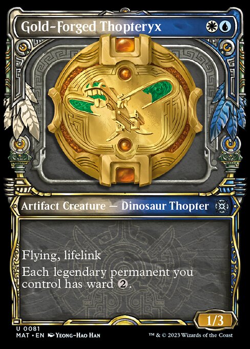 【EN】黄金造りの飛竜機械/Gold-Forged Thopteryx [MAT] 茶U No.81