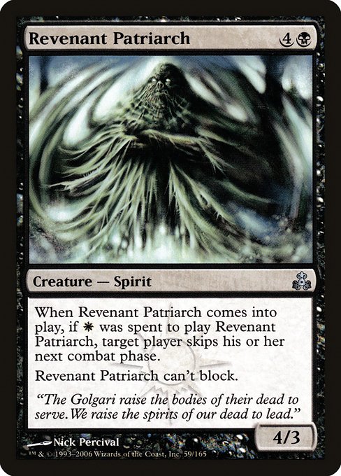 【EN】亡霊の首領/Revenant Patriarch [GPT] 黒U No.59