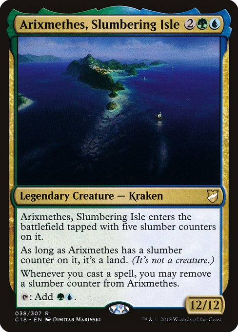 【EN】まどろむ島、アリクスメテス/Arixmethes, Slumbering Isle [C18] 金R No.38
