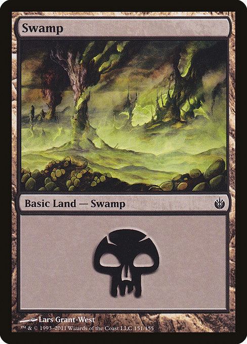 【Foil】【EN】沼/Swamp [MBS] 無C No.151