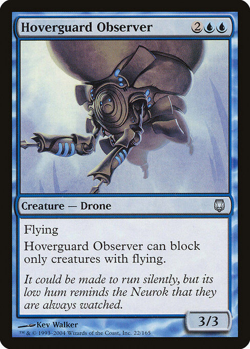 【EN】空護りの観察者/Hoverguard Observer [DST] 青U No.22