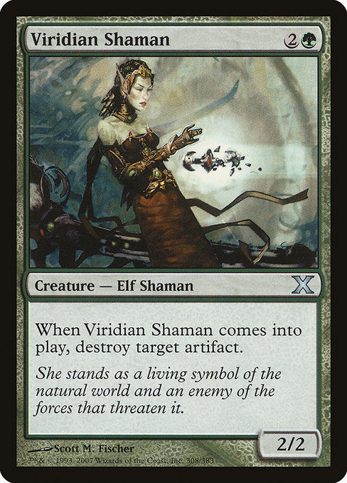 【EN】ヴィリジアンのシャーマン/Viridian Shaman [10E] 緑U No.308