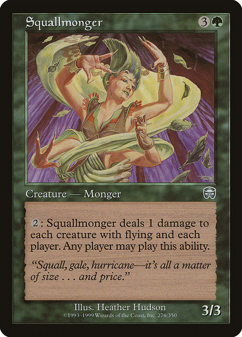 【Foil】【EN】突風売り/Squallmonger [MMQ] 緑U No.276