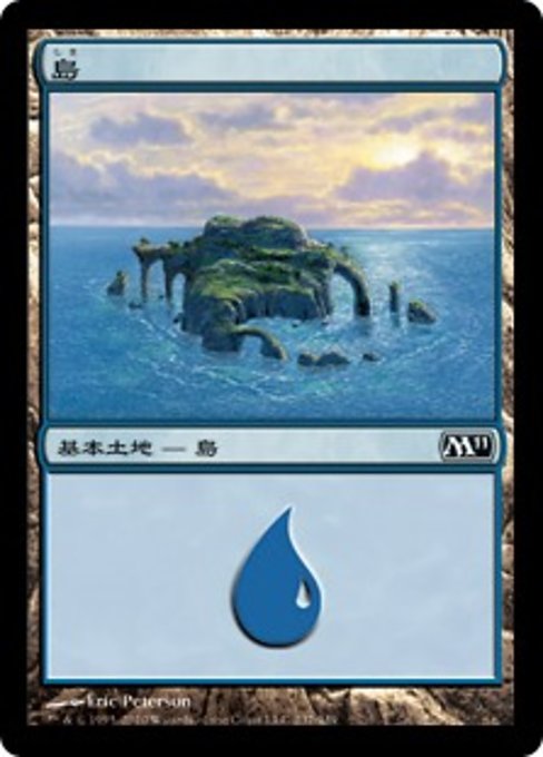 【Foil】【JP】島/Island [M11] 無C No.237