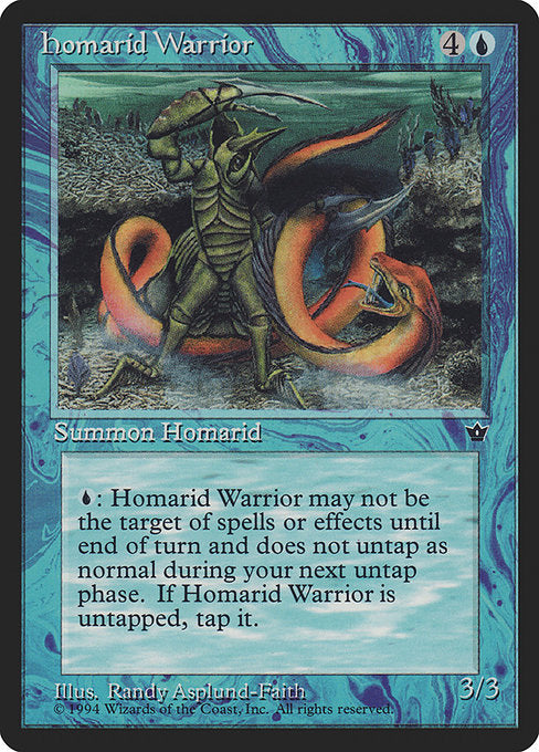 【EN】ホマリッドの戦士/Homarid Warrior [FEM] 青C No.22b