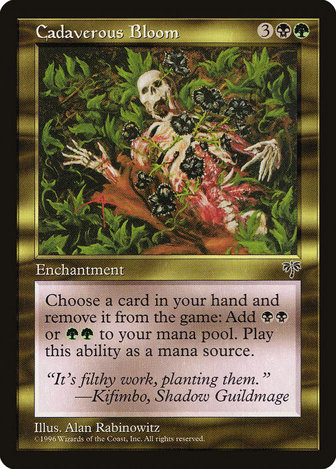 【EN】死体の花/Cadaverous Bloom [MIR] 金R No.258