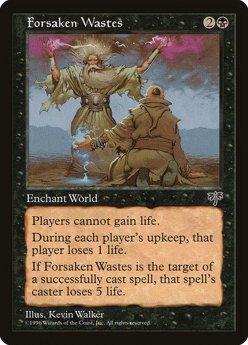【EN】絶望の荒野/Forsaken Wastes [MIR] 黒R No.125