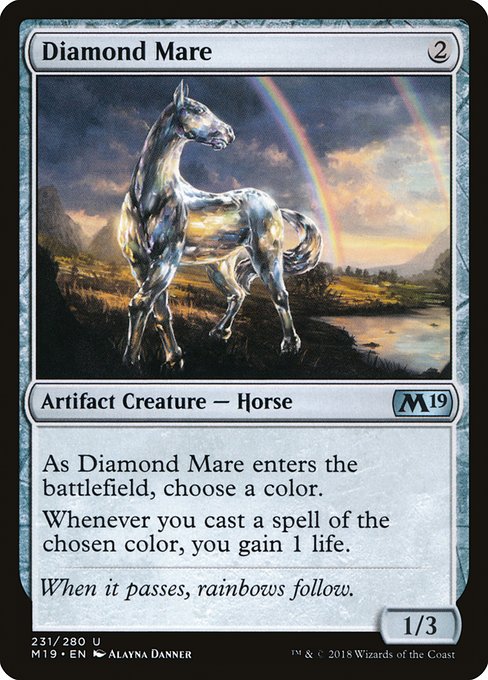 【Foil】【EN】金剛牝馬/Diamond Mare [M19] 茶U No.231