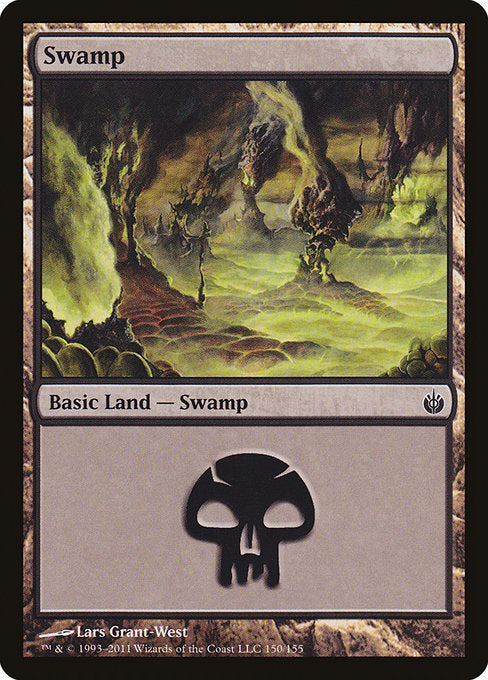 【Foil】【EN】沼/Swamp [MBS] 無C No.150