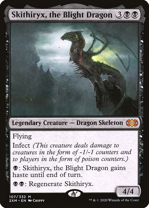 【EN】荒廃のドラゴン、スキジリクス/Skithiryx, the Blight Dragon [2XM] 黒M No.107