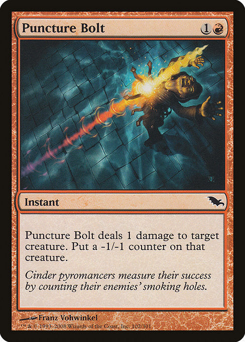 【Foil】【EN】刺す稲妻/Puncture Bolt [SHM] 赤C No.102