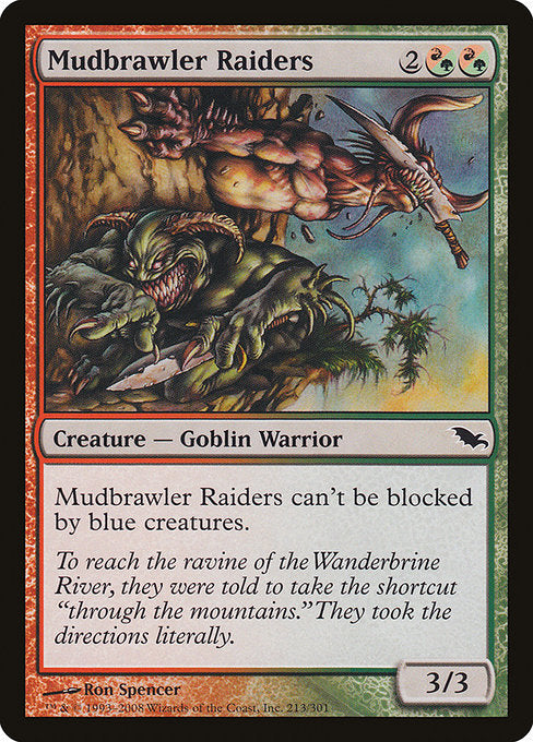 【EN】泥騒ぎの略奪者/Mudbrawler Raiders [SHM] 混C No.213