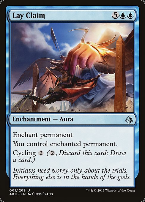【EN】主張/Lay Claim [AKH] 青U No.61