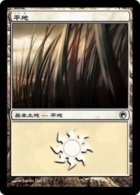 【Foil】【JP】平地/Plains [SOM] 無C No.233