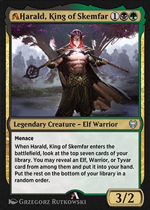 【EN】A-Harald, King of Skemfar [KHM] 金U No.A-212