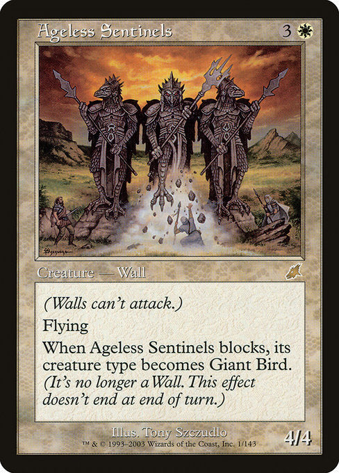 【Foil】【EN】老いざる歩哨/Ageless Sentinels [SCG] 白R No.1