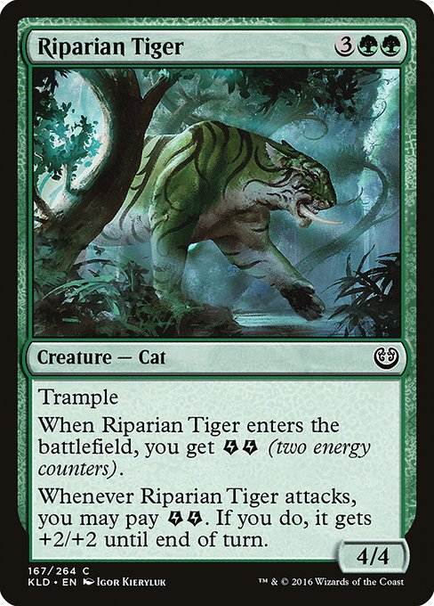 【EN】水辺の虎/Riparian Tiger [KLD] 緑C No.167