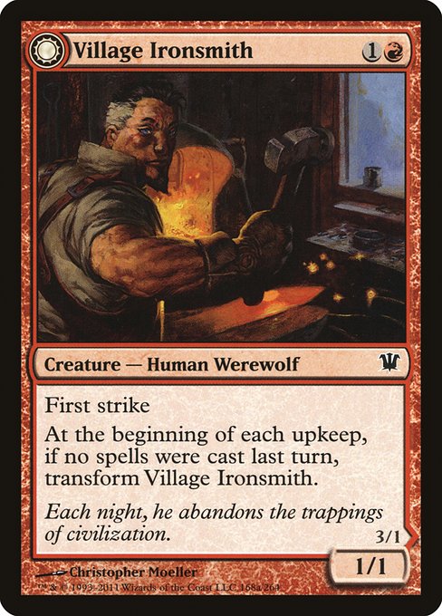 【EN】Village Ironsmith // Ironfang [ISD] 混C No.168