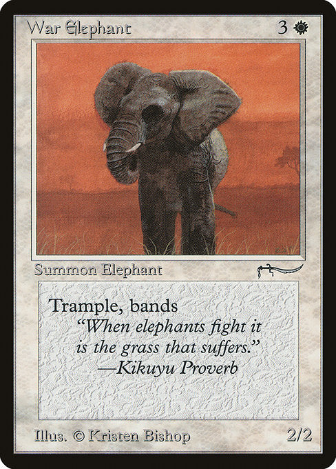 【EN】ウォー・エレファント/War Elephant [ARN] 白C No.11†