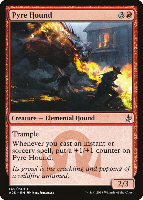 【Foil】【EN】火の猟犬/Pyre Hound [A25] 赤C No.145