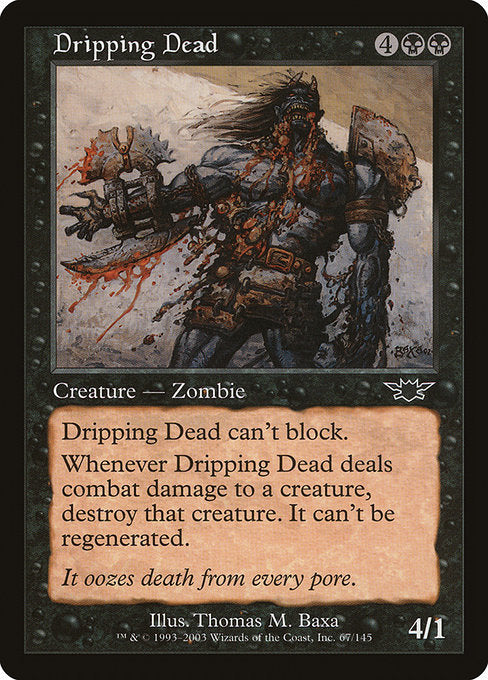 【Foil】【EN】したたる死者/Dripping Dead [LGN] 黒C No.67