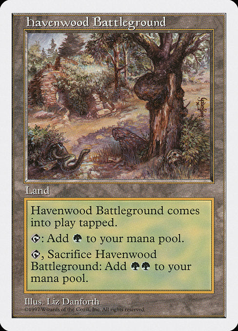 【EN】へイヴンウッドの古戦場/Havenwood Battleground [5ED] 無U No.417