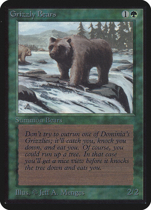 【EN】灰色熊/Grizzly Bears [LEA] 緑C No.199