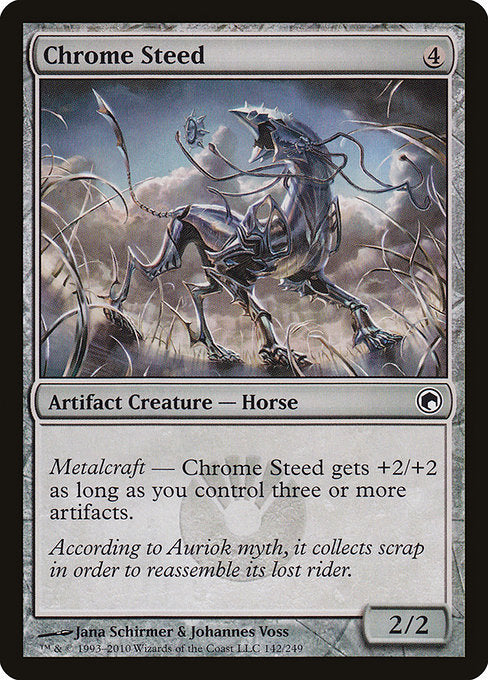 【Foil】【EN】金属の駿馬/Chrome Steed [SOM] 茶C No.142