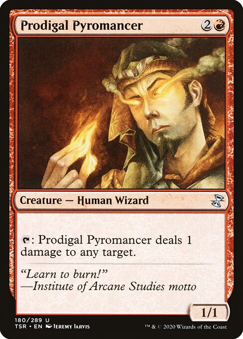 【EN】放蕩紅蓮術士/Prodigal Pyromancer [TSR] 赤U No.180