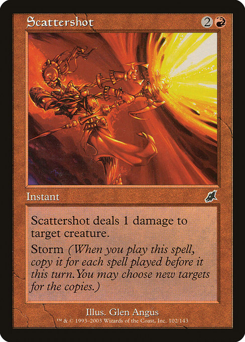 【Foil】【EN】乱射/Scattershot [SCG] 赤C No.102